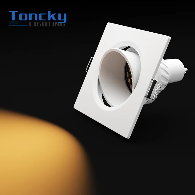 mr16 mr11 gu10 round led spotlight fixture downlight frame led spot light gu10 7w wide angle 120 degree