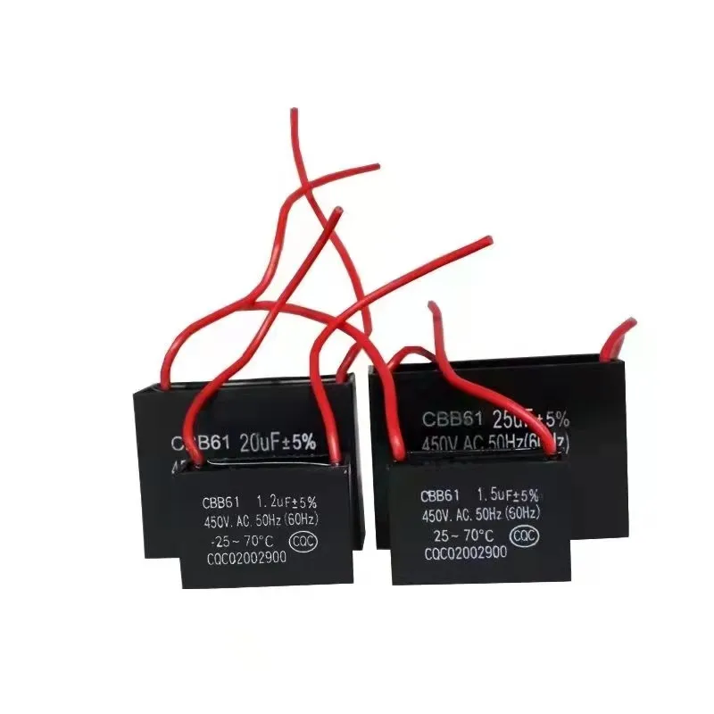 2024 Best-selling Cbb61 1.5uf generator starts Cbb fan capacitor wholesale
