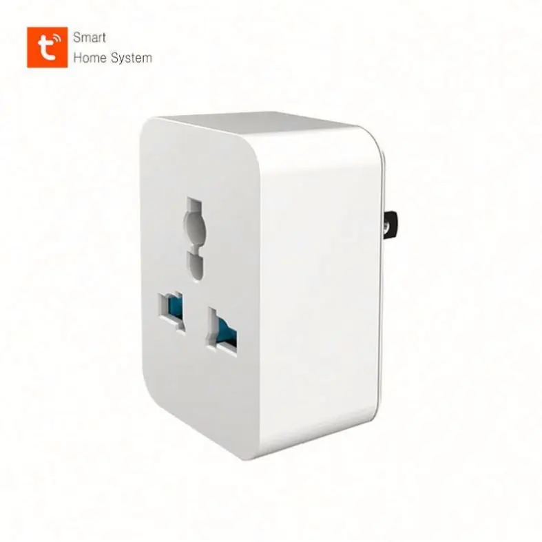High Quality Universal Portable Plug EU UK US Travel Power Smart Plug Voice control with  Alexa  Google Home TUYA
