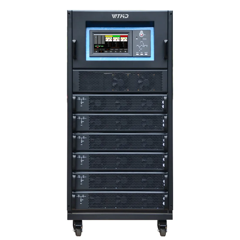 Линейно-интерактивный инвертор UPS для установки в стойку 90 кВА нейтральный с резервным аккумулятором