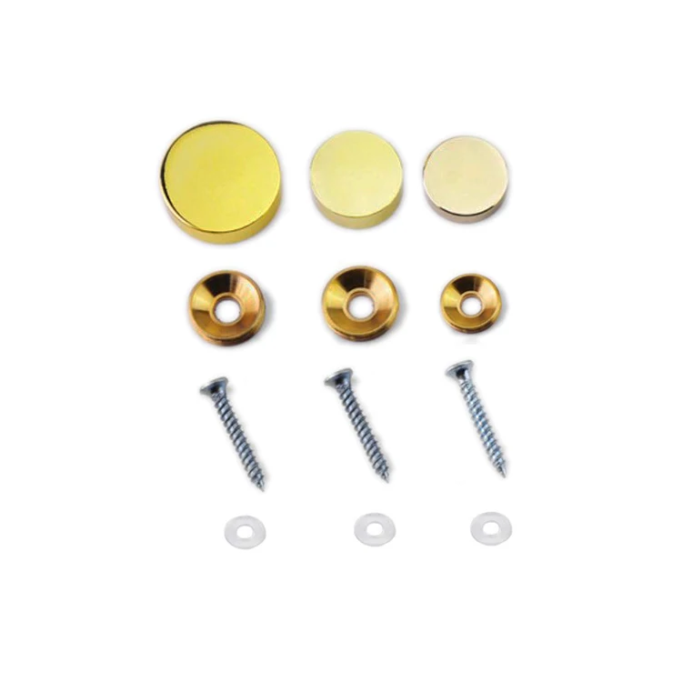  Набор декоративных винтовых крышек из нержавеющей стали диаметром 16 19 22 25 30 40 мм с золотым серебристым розовым матовым полировочным цветом