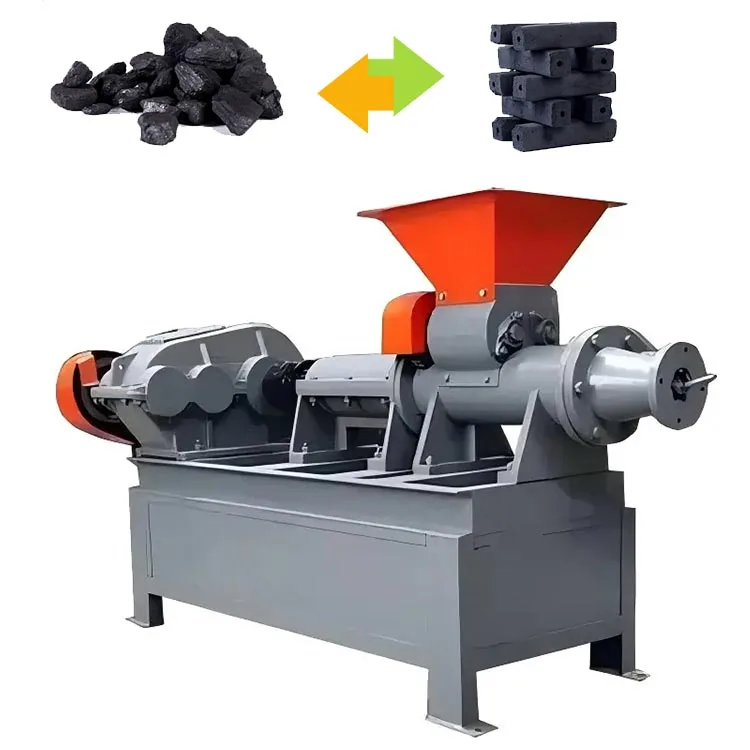 Small Ball Press Pillow Shape Charcoal Briquette Machine Coal Charcoal Oval Shape Briquette Making Diesel Engine Machine Price