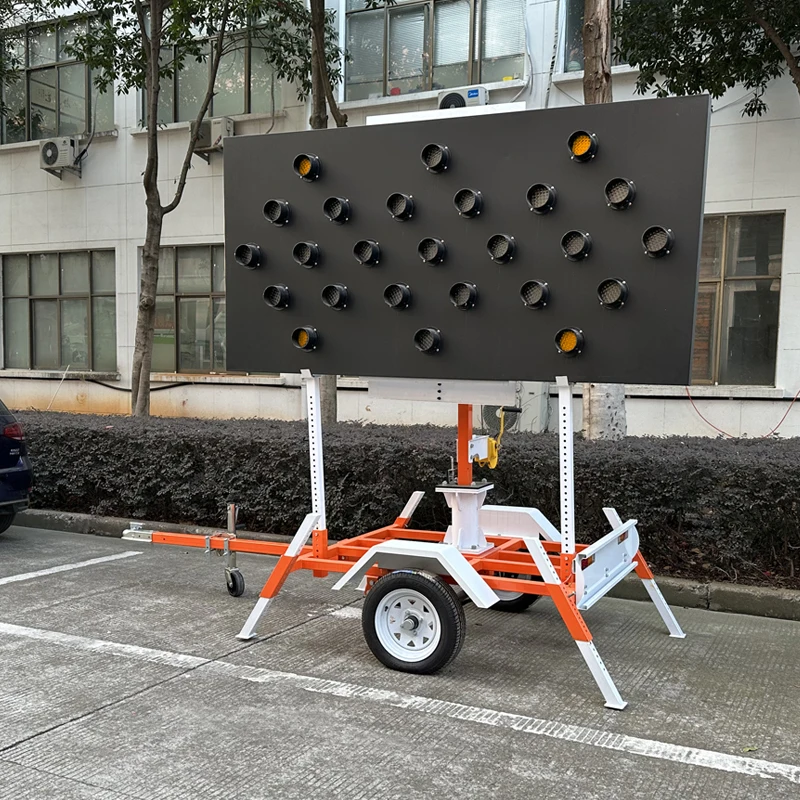 Flush Mount Panel Board Folding-frame Illuminated Flashing Arrow Boards Signs