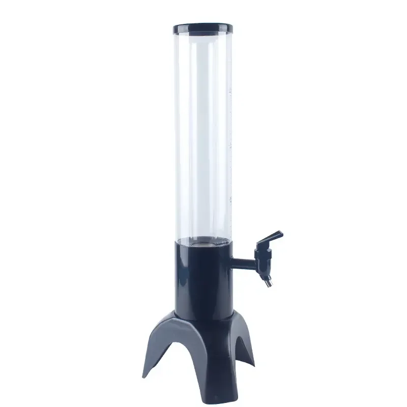 Portable 1.5L Tripod Wine & Beer Dispenser Plastic Water Refrigeration Method for Party Beverages and Liquors