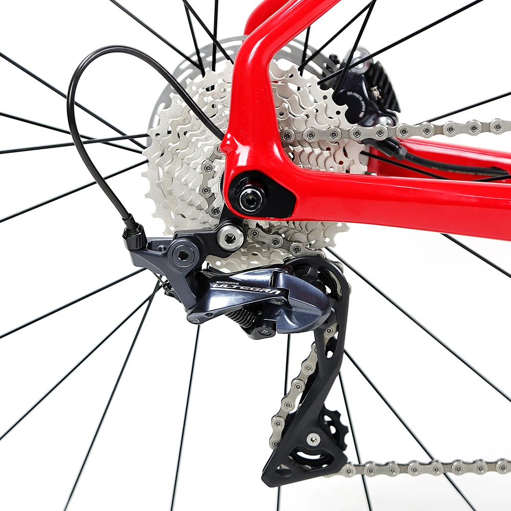 Twitter carbon fiber road bike Falcon disc brake R8020 - 22 speed Aero-Racing road bicycle with 700c tires