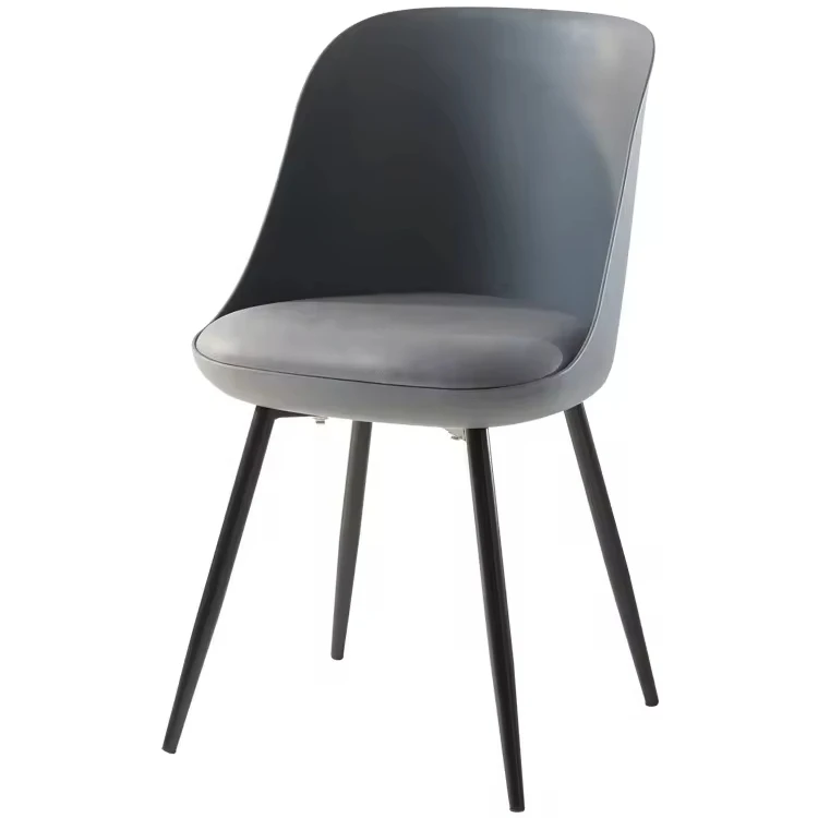 Wholesale Custom Fashion Chair Can Be Customized Comfortable Popular Metal Feet Cushion Makeup Chair Living Room Dining Chair