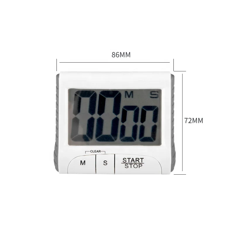 KH-TM012 Подгонянный OEM (изготовитель комплектного оборудования) высоко-качественная цифровой таймер обратного отсчета для приготовления пищи большой ЖК-дисплей магнитный