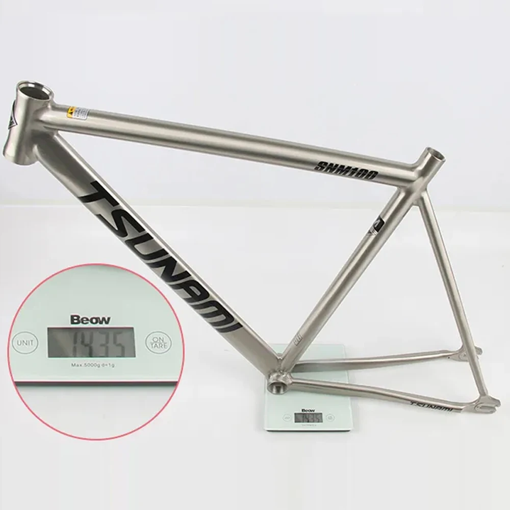 Mountain bike frame 700c variable speed road bicycle rack Aluminum alloy racing track bicycle Fixed Gear BIKE Frame+front fork