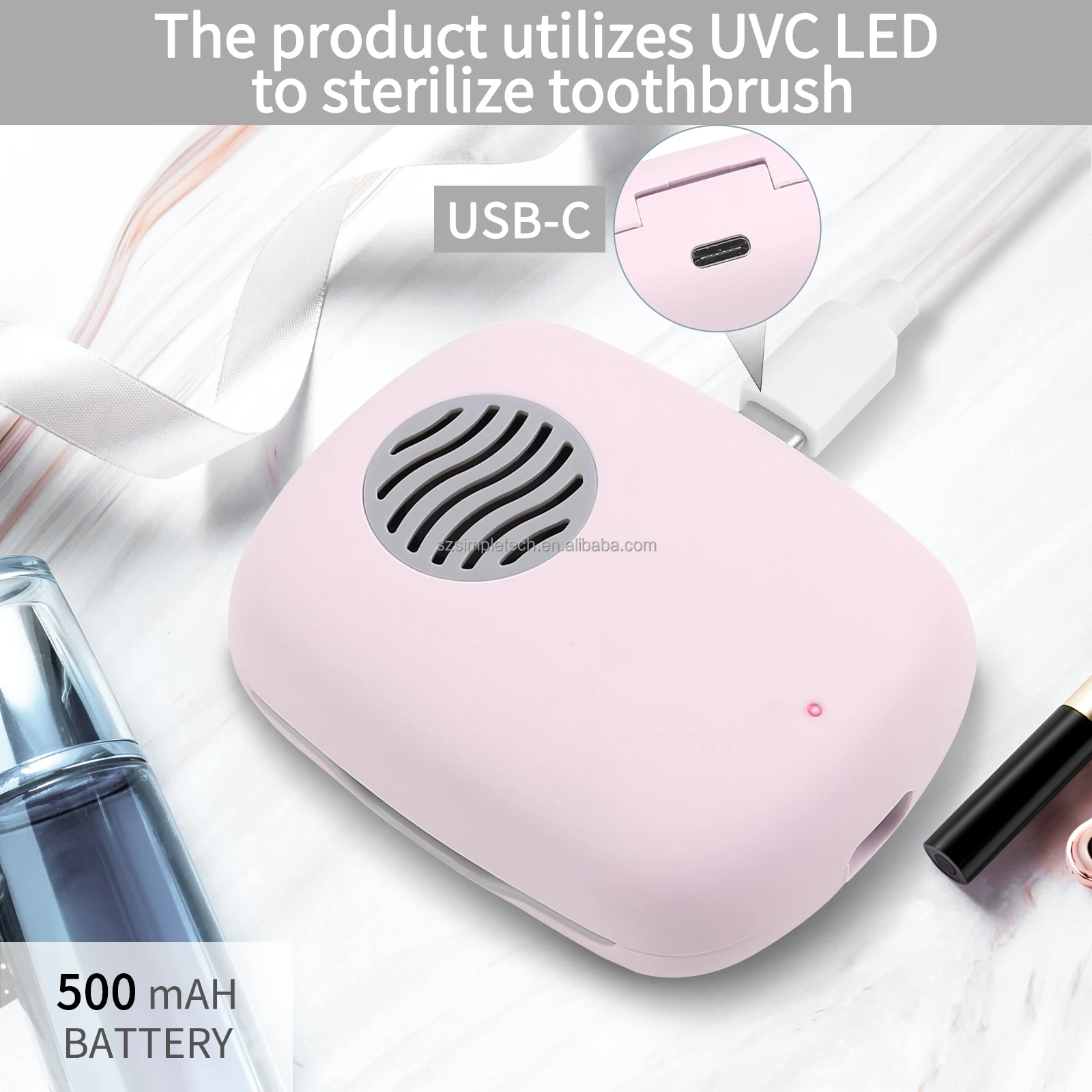 Toothbrush disinfecting box