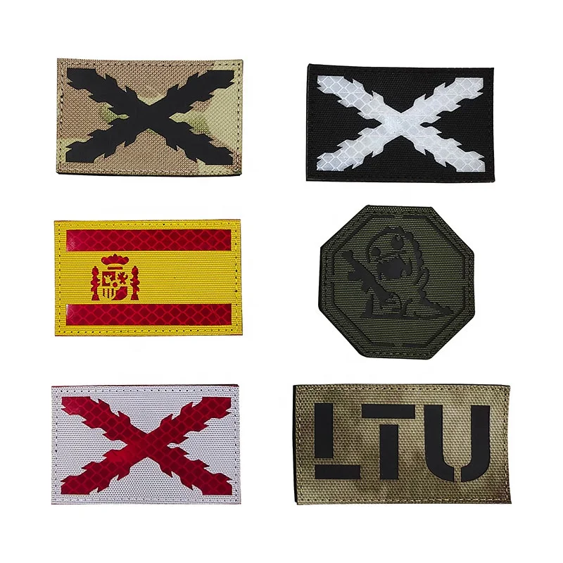 MED Medic EMS Lasercut Multicam инфракрасные Светоотражающие эмблемы значки декоративные швейные аппликации с крючком и петлей на спине
