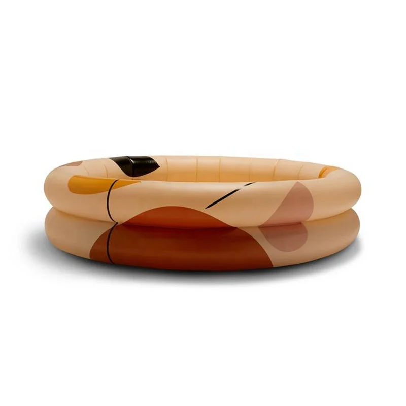 2 rings PVC inflatable kiddie pool