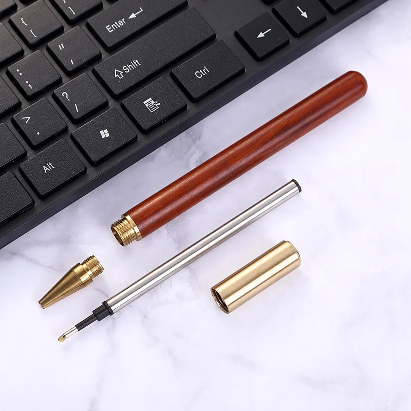 Customized Wood ballpen Wooden Pens Laser Engraved Logo Printing Service Bamboo Promotions Promotional gift Items Souvenir