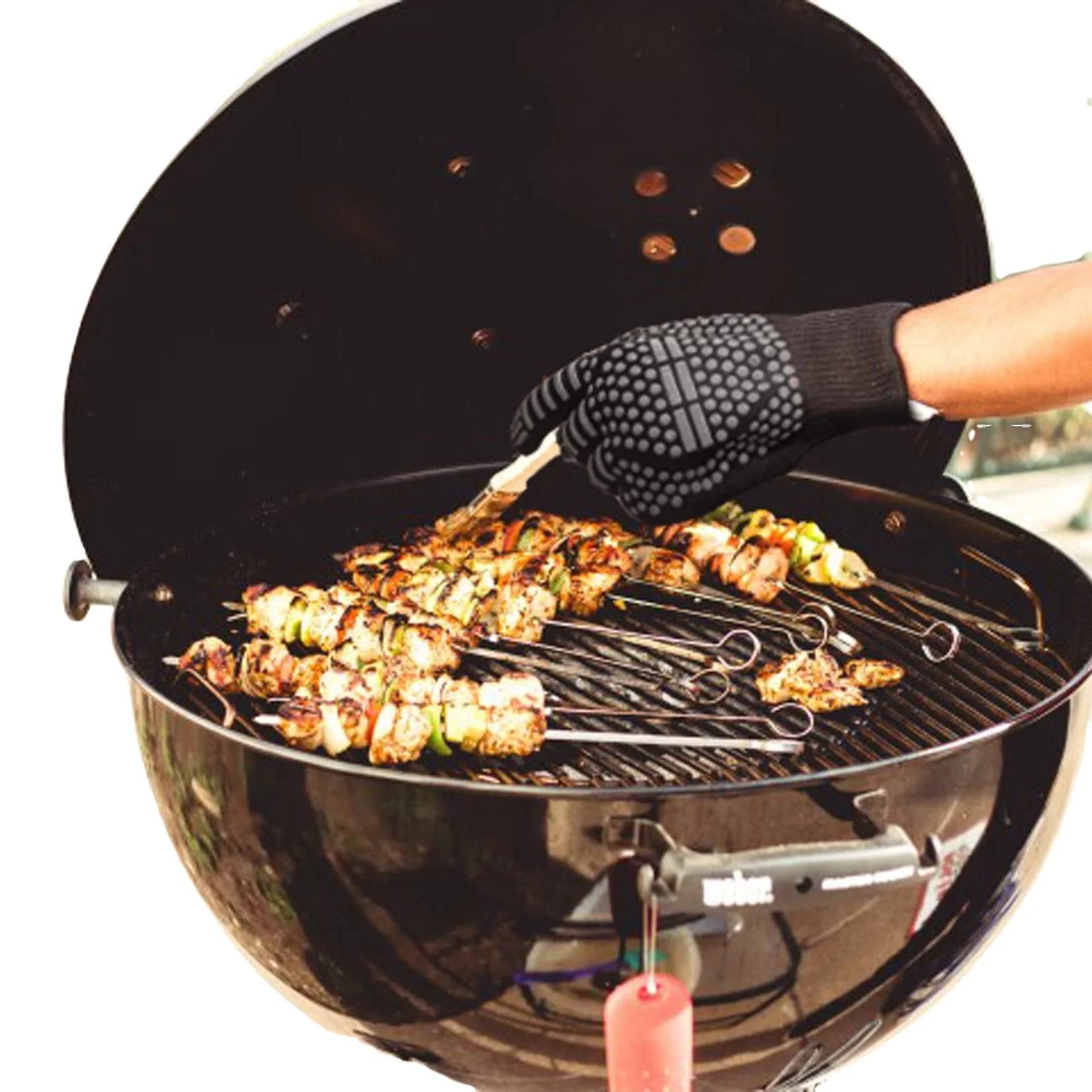 Deyan Heat Resistant Gloves BBQ Oven Fireproof 800 Degree Silicone gel Non-slip For Kitchen Oven