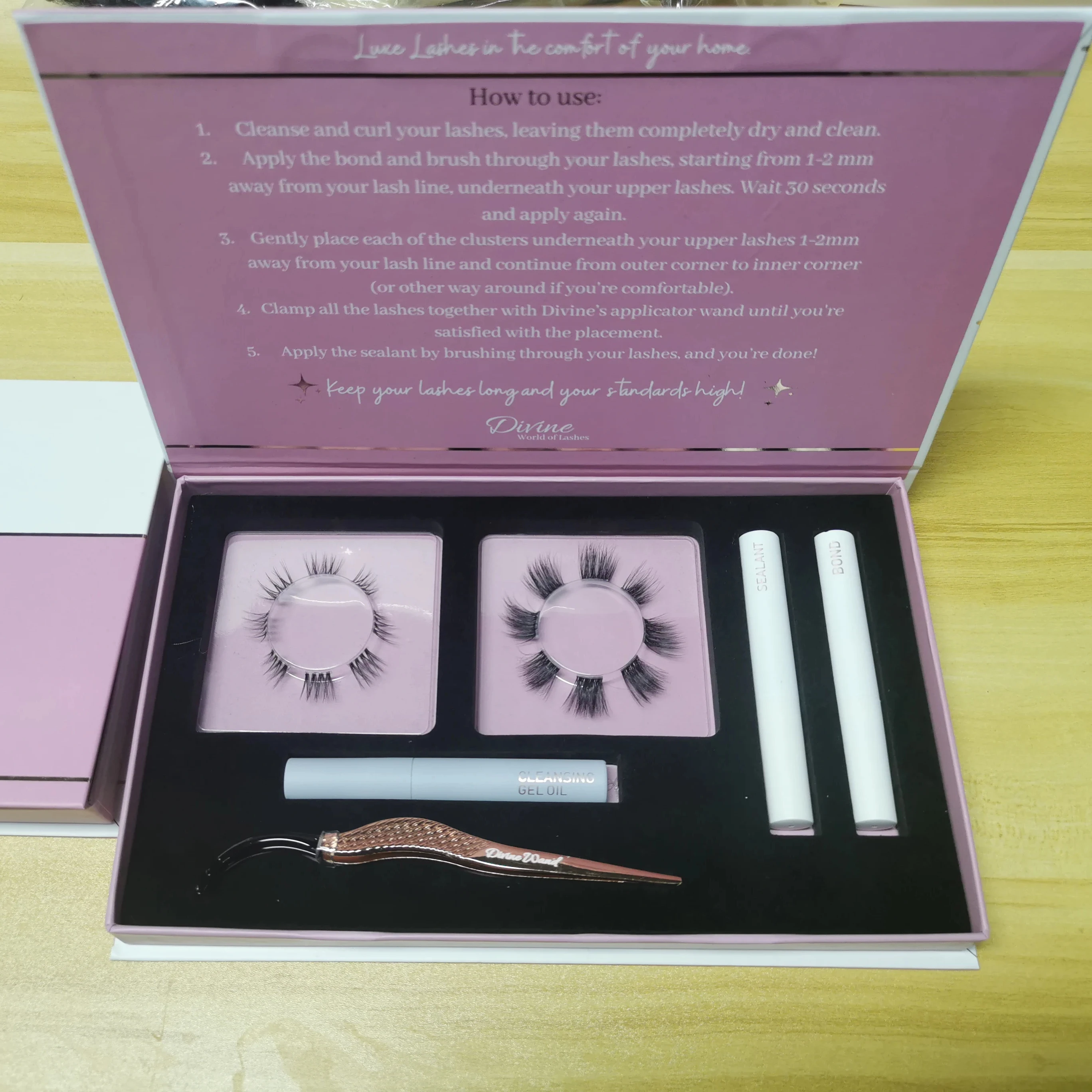 DIY Lashes kit private label Segmented lash Eyelash Extension Strips Pre cut Segmeted Individual Cluster Lash Extension kit