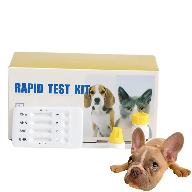 Fast testing result EHR-ANA-BAB test kits for for veterinary use