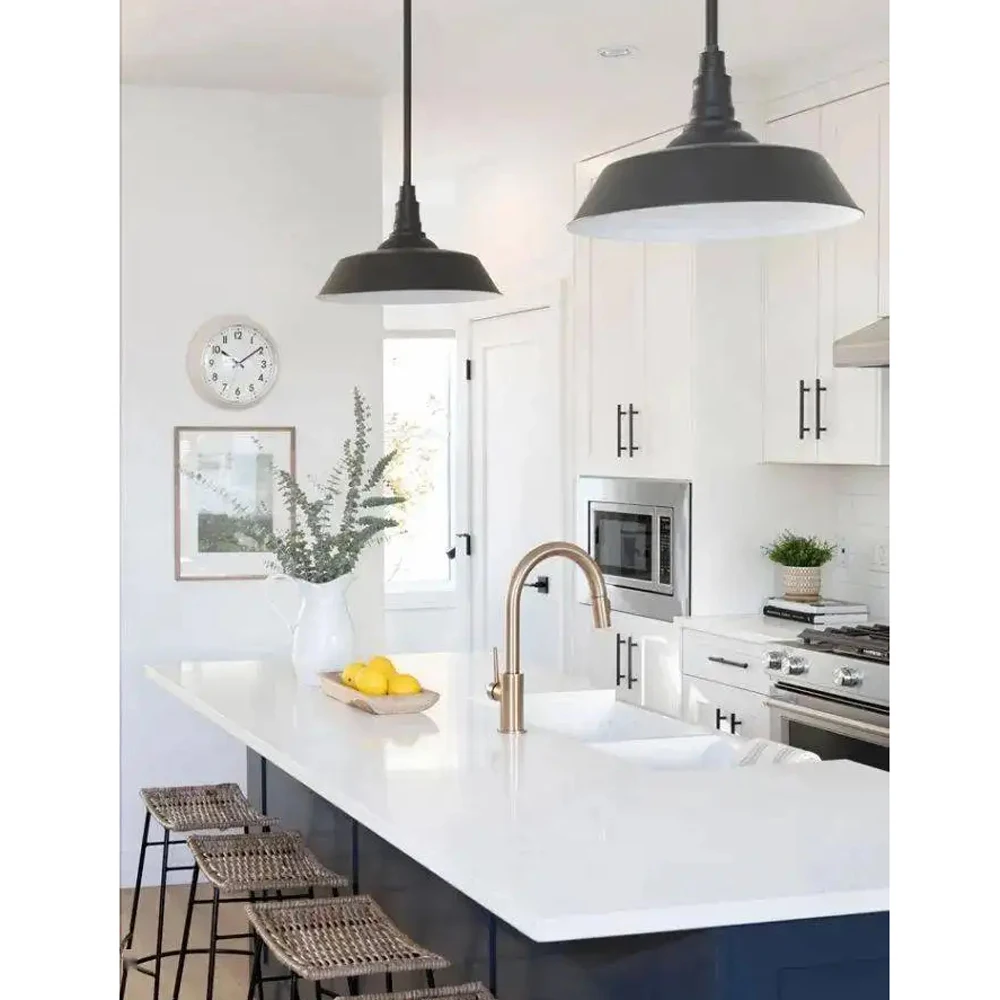Nano Glass Countertop Kitchen Countertop Pure White Quartz Top