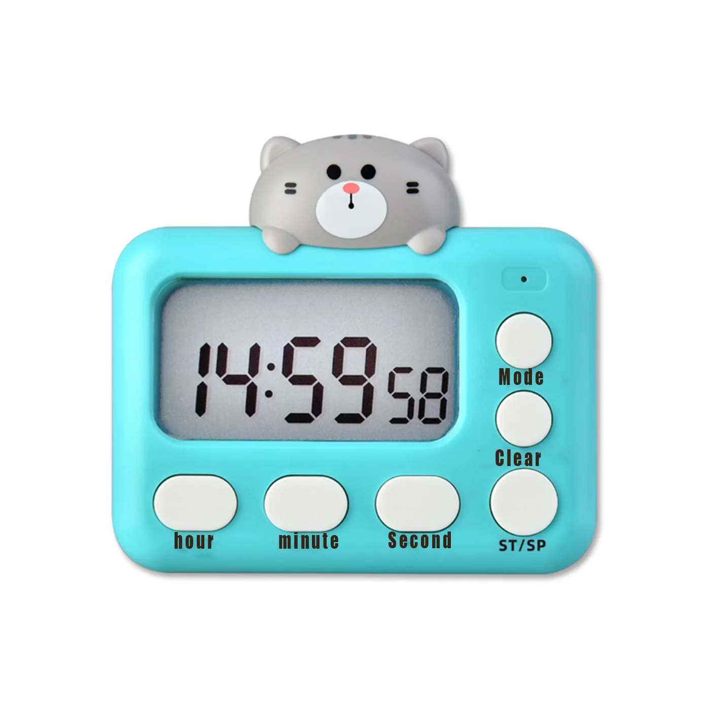 Pomodoro Cute Digital Study Timer for Kids Cooking  Kitchen Timer Magnetic Productivity Countdown Timer