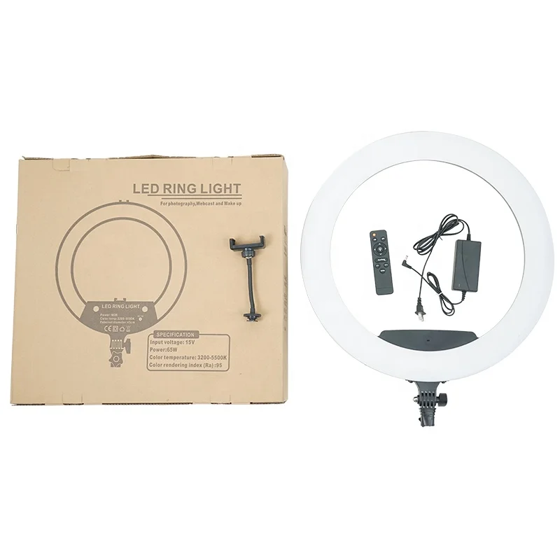 22 Inch Selfie Led Ring Light With Tripod Stand Beauty Video Studio Photo Circle Lamp