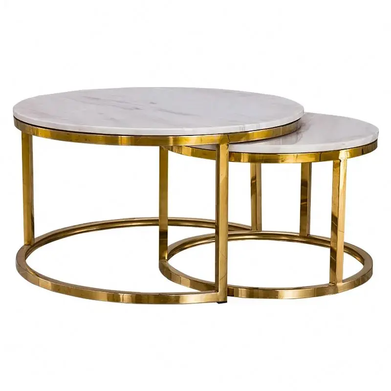 Round Fibercement Coffee Table