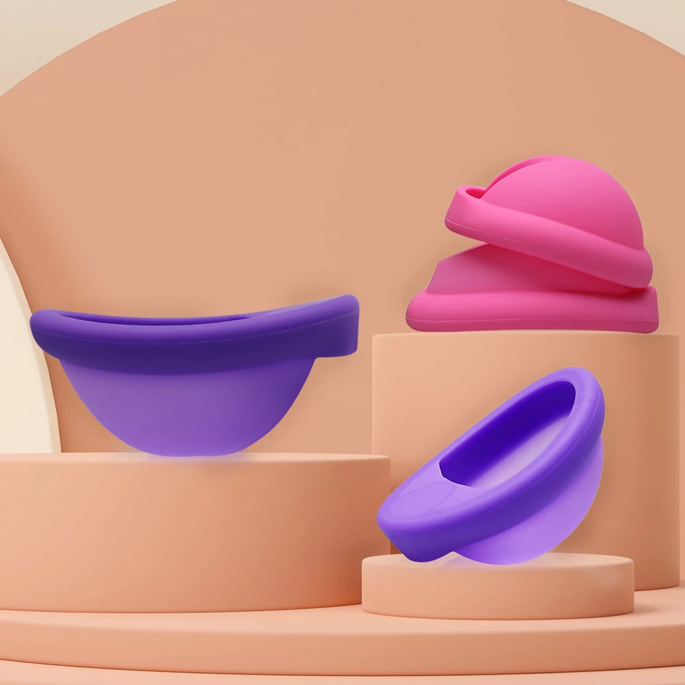 Wholesale Soft Medical Silicone Customized Women Menstrual Disc Reusable Foldable Menstrual Disc