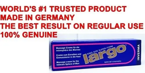 Largo Cream 40ml enlarge your penis Big Dick Penis Enlargement Extention Pump Herbal Cream