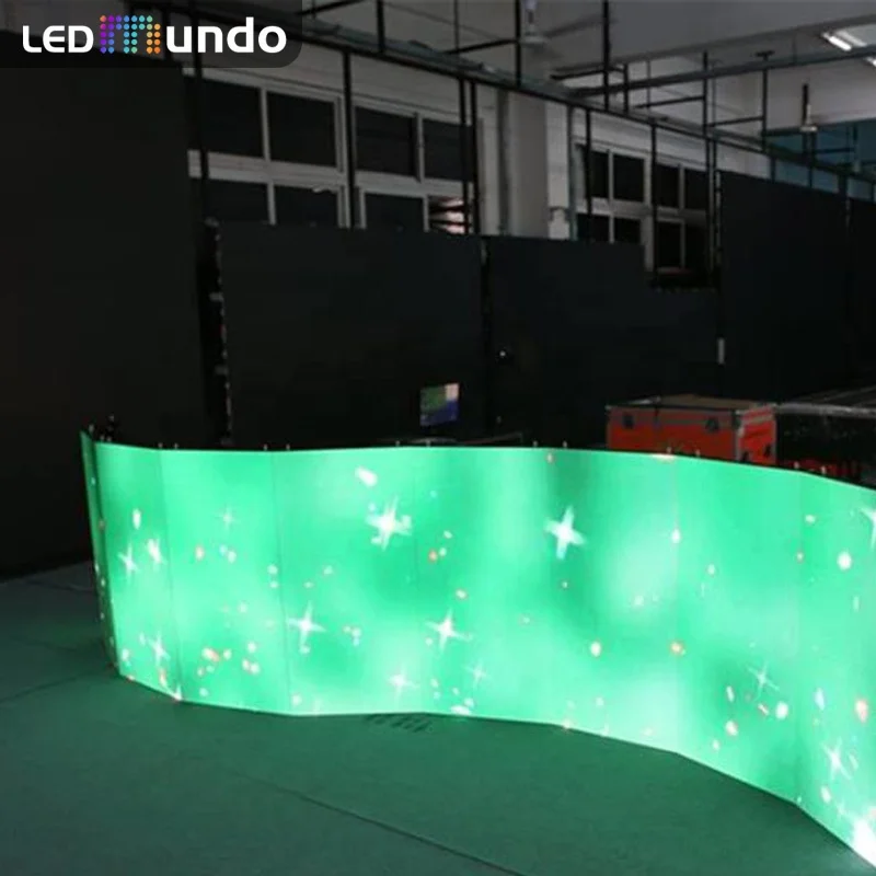 P5.95 SMD Rental curved led screen outdoor Full Color Video Wall Flexible Displays Cabinet Back Stage Pantalla Gigante