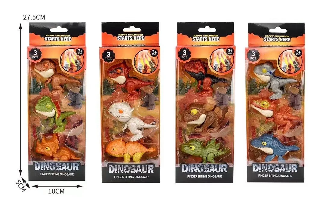 Toys Kids Wholesale cartoon Dinosaur Bite Hand Toy Toy Finger Dinosaur Creative Tricky Tyrannosaurus Model