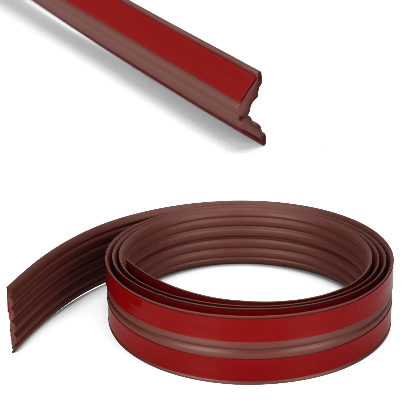 Self- Adhesive edge protection strip flexible molding trim  for edge gaps for doors windows tables corners