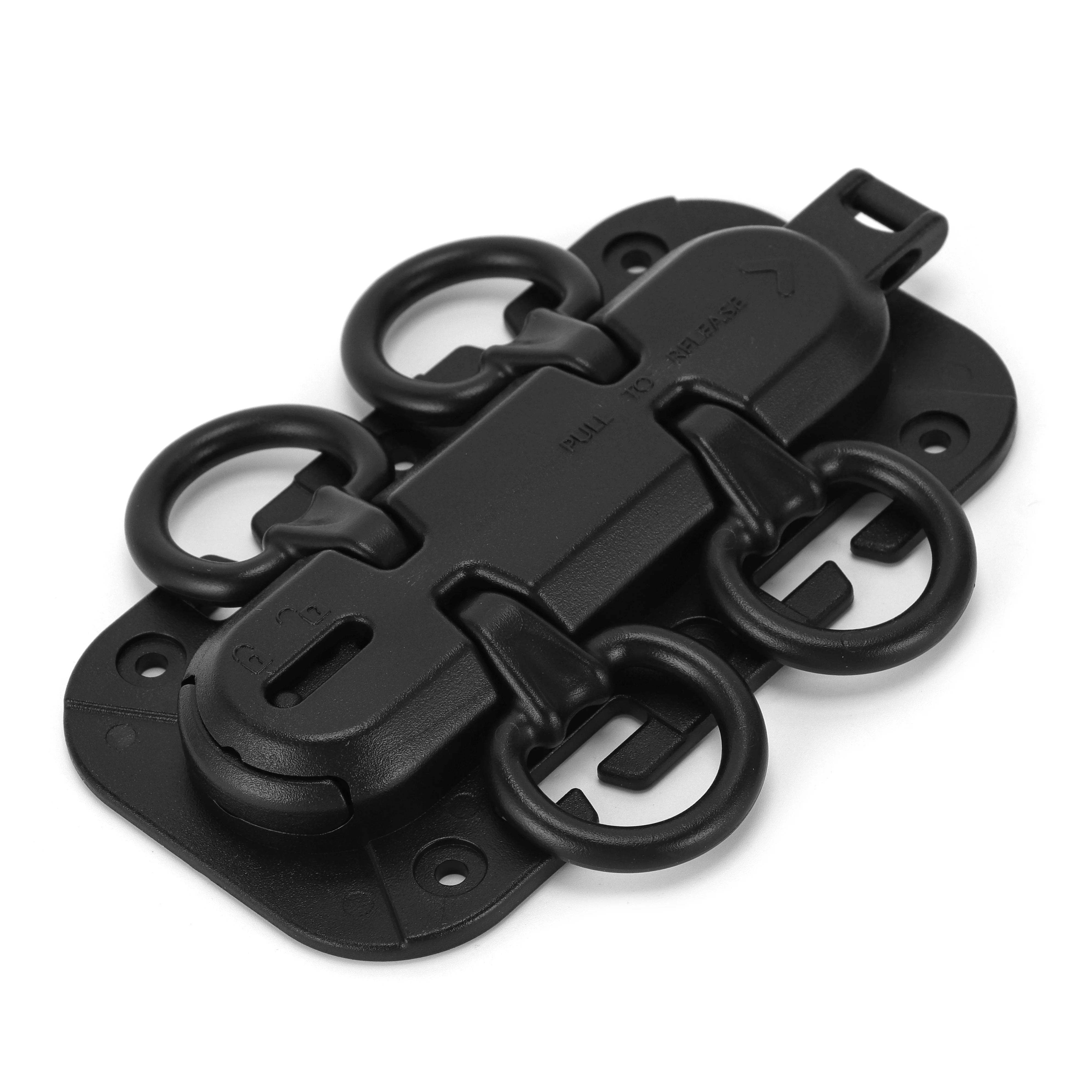 Wholesale customize quick release plastic seat belt 4 ways buckle for baby stroller pushchair