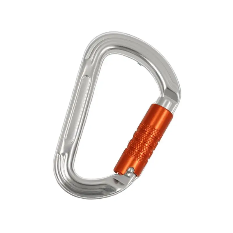 Muti-function 30KN Snap Hook Aluminum Screw Gate Locking Carabiner Climbing for Outdoor Climbing Activity