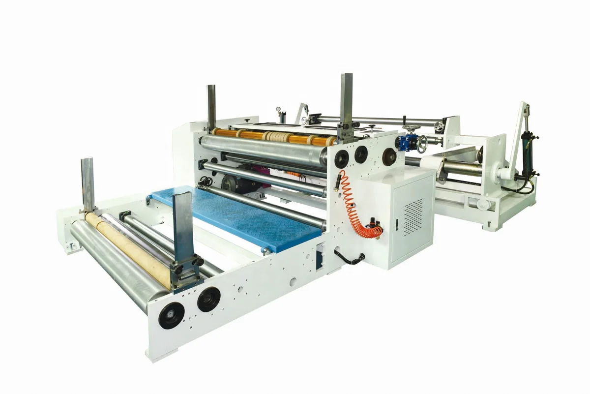Double Roller Collection Kraft Paper cutting machine for paper bag making