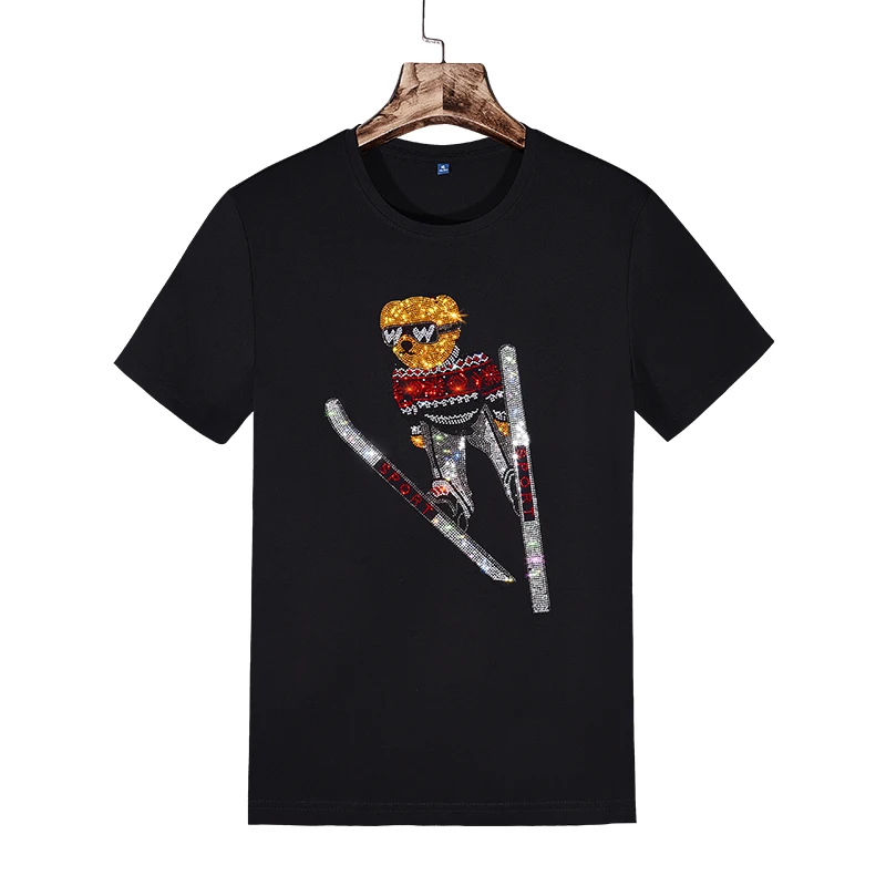 Футболка BWC мужская оверсайз с аниме принтом, хлопковая рубашка в стиле хип-хоп, Японская уличная одежда в стиле Харадзюку, 2021