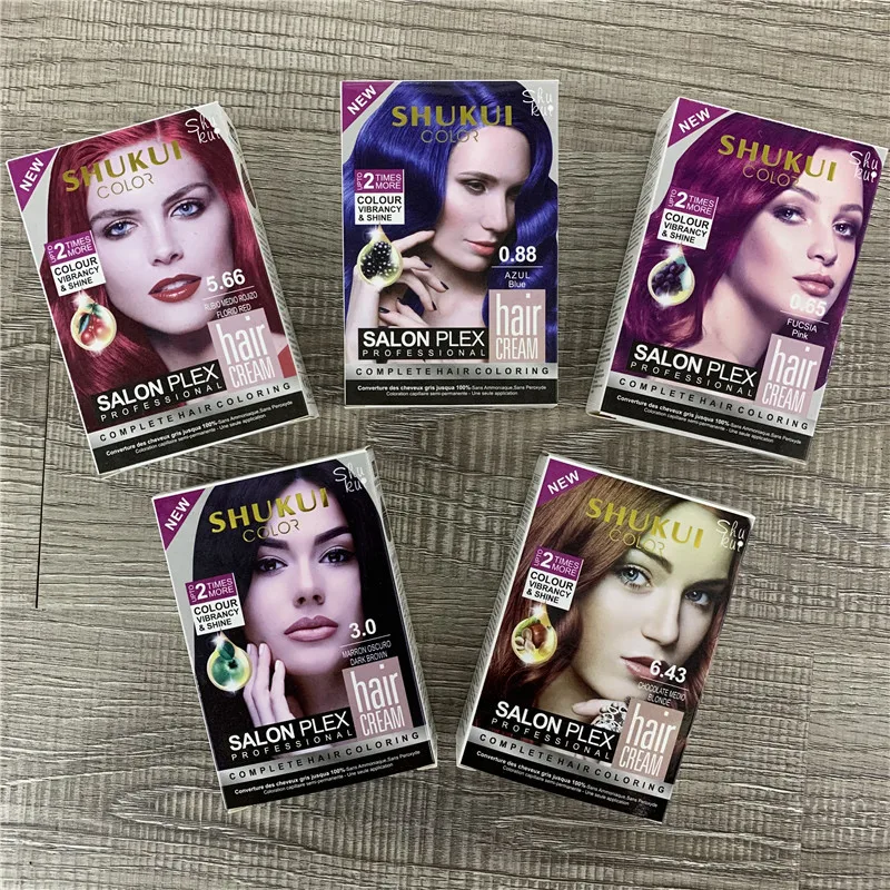 Professional Temporary Hair Salon color cream Hair  color dye factory