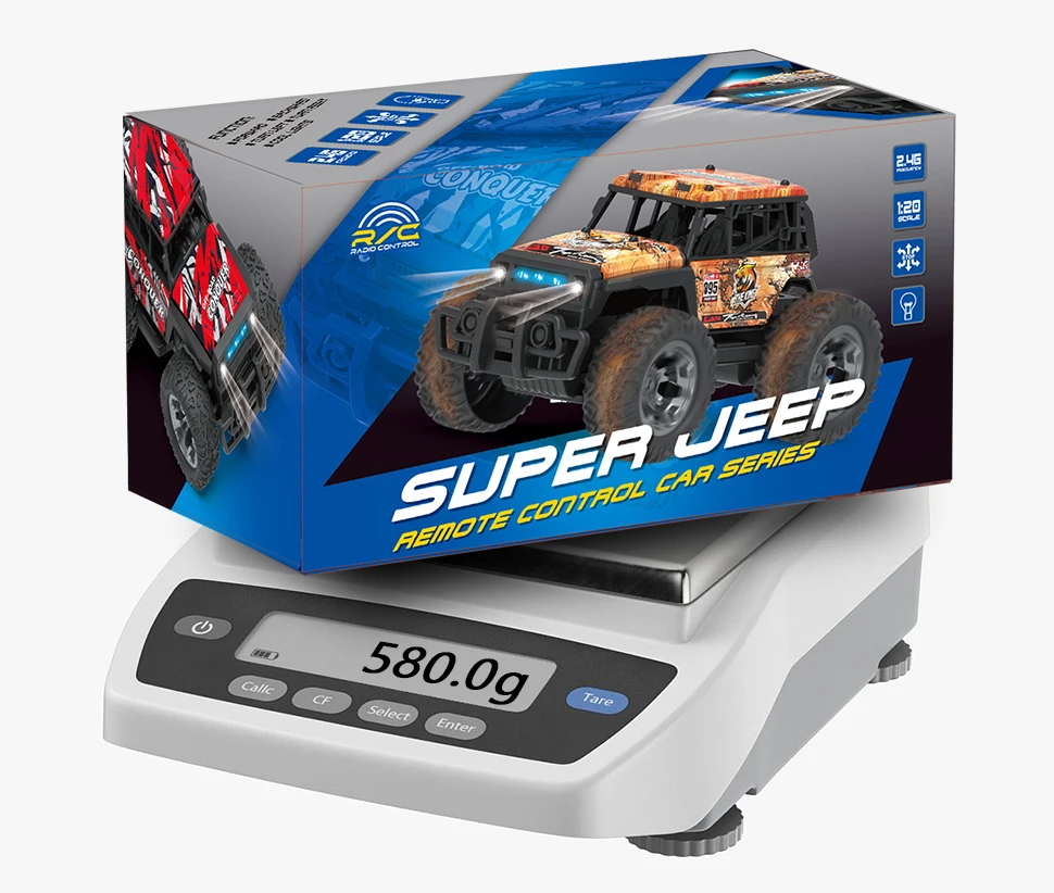 JJRC Q181 30KM/H 1:20 RC Car With LED Lights 2.4Ghz Double Motors RC Monster Truck All Terrain Off Road High Speed RC Car Toys
