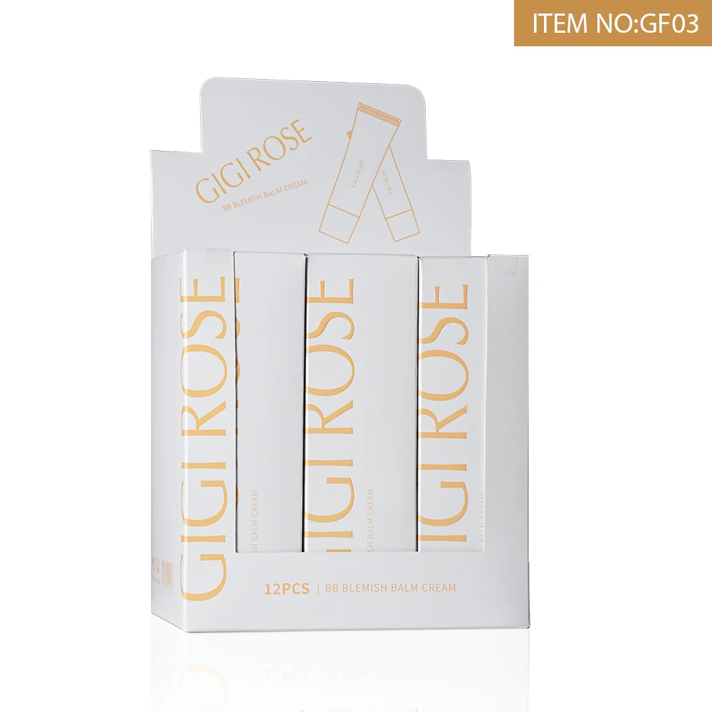 GiGi Rose Premium Quality BB Cream High Coverage Makeup Base Long-lasting Formula Natural Finish Foundation