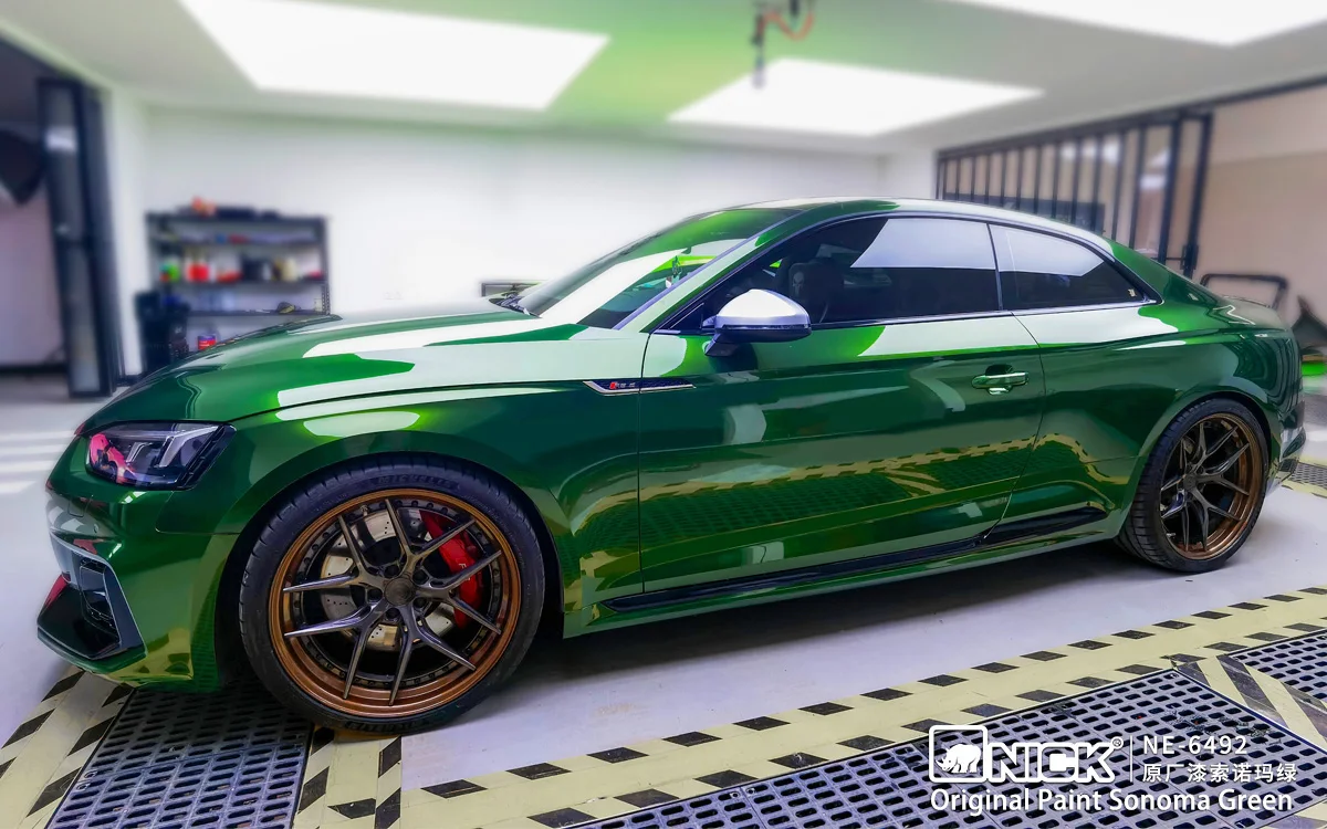 Car Vinyl Wrap Wholesale Self adhesive Green Car Wrap Vinyl Film