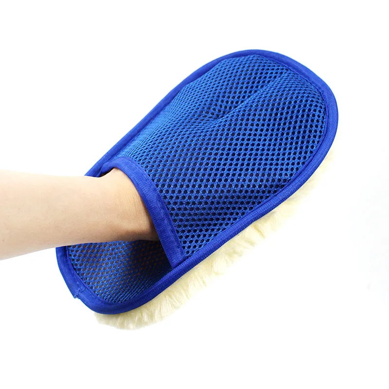 Шерстяная перчатка для мытья автомобиля из микрофибры