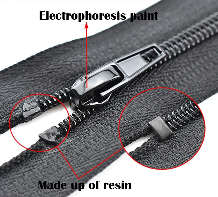 5# Auto lock Nylon Zipper closed end heavy quality  zipper tape 5 nylon by the yard nylon pouch with zipper  40cm