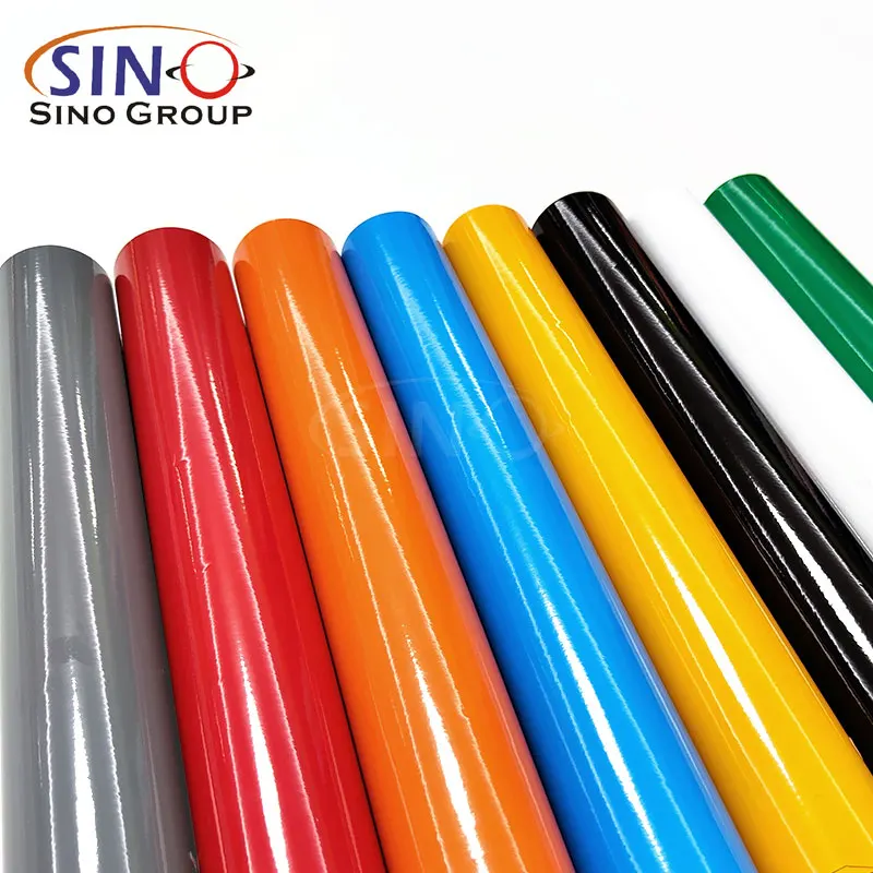 Wholesale Flex PVC Black Cutting Vinyl Sticker Roll Permanent Self Adhesive Vinyl Sheet Roll