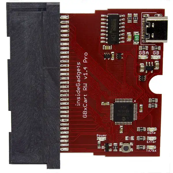 GBxCart RW 1.3 Pro Reader Writer & Flasher for Gameboy GB/GBA GBC USB C Game Cartridge Backup Adapter Retro Game Accessory