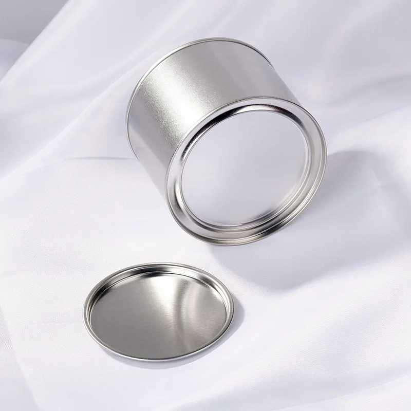 Food Grade Printing tinplate can 500ml with easy open lid for food packaging