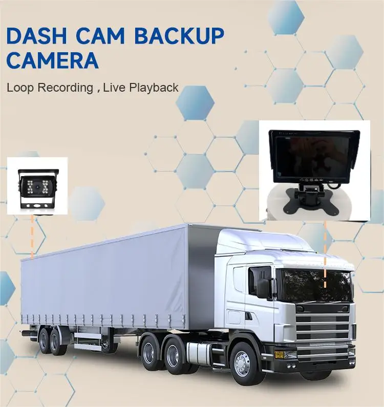 Грузовой автобус 7-дюймовый AHD 720P 1080P монитор ЖК-дисплей TFT экран для автомобиля