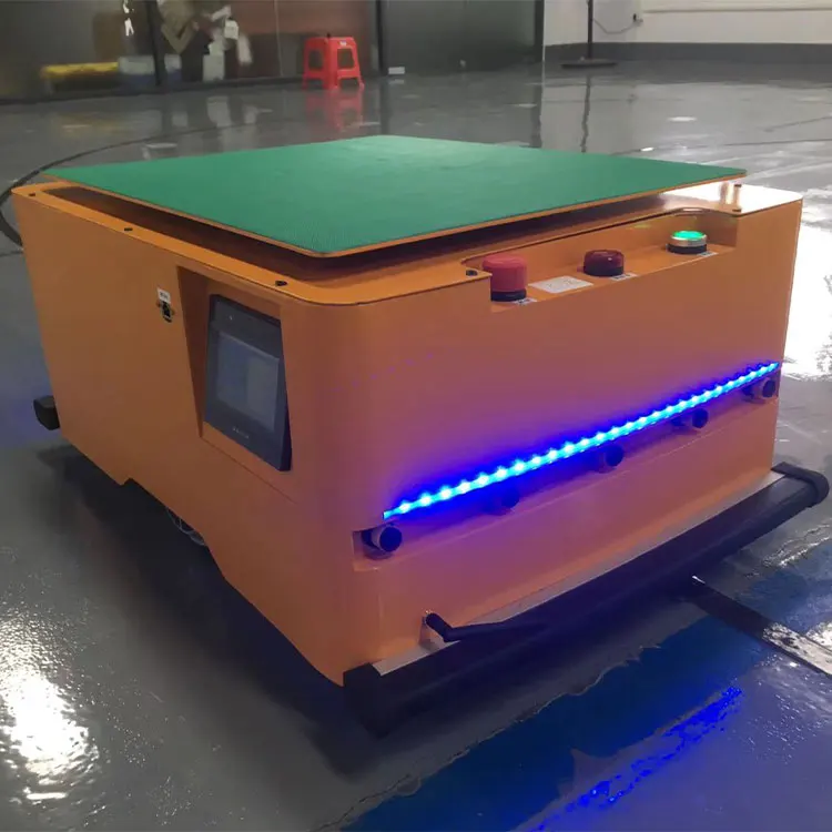 JS10 10kg 80kg 100kg Warehouse Robot Logistics Platform Automated Guided Pallet Mover