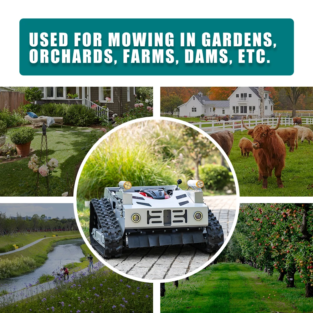 Grass Cutter 550mm Mini Robot Lawn Mower Prices RC Lawn Mower Remote Control Lawn Mower