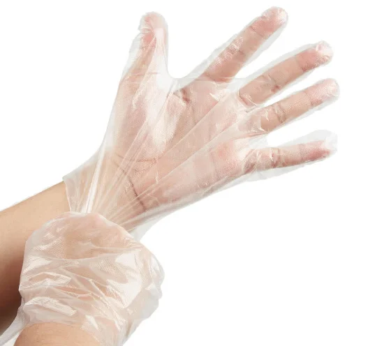 In Stock 100PCS/Bag biodegradable Plastic free Manufacturing cornstarch Disposable Gloves Made In China