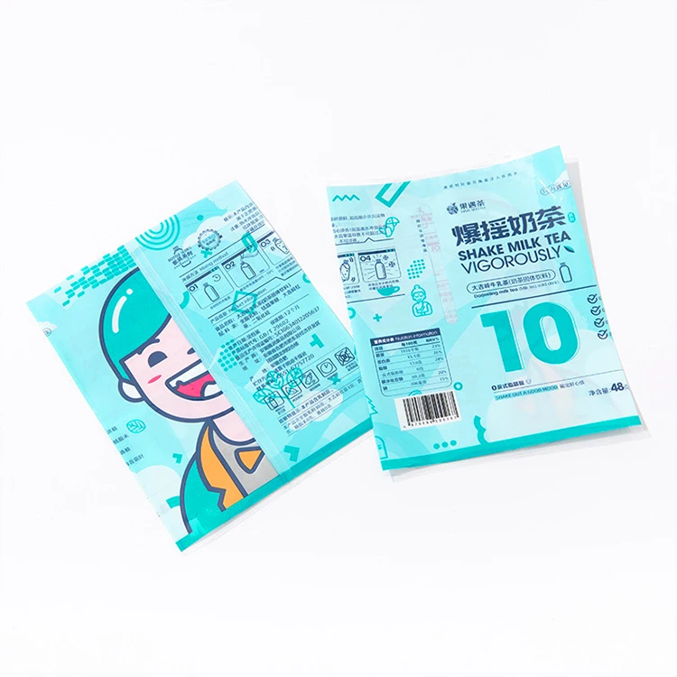 popular shrink wrap sleeve label pvc plastic film for juice water package labels custom