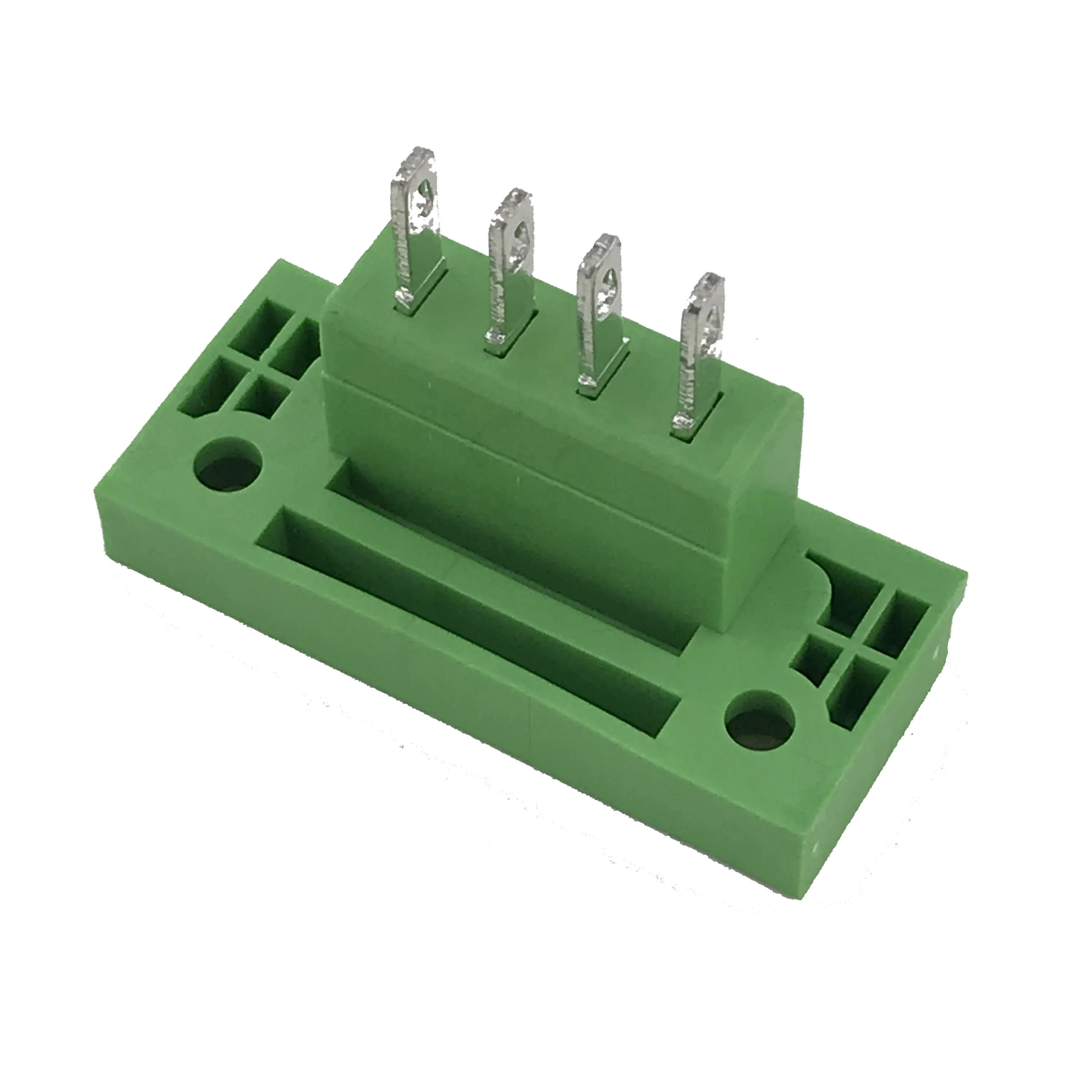 5.08mm pitch through wall terminal block panel mount heat shrink wire connectors XK2EDGWB-5.08