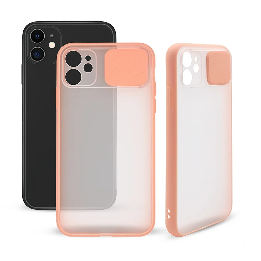 Чехол для сотового телефона с защитой от скольжения объектива камеры цветной боковой Прозрачный матовый чехол для телефона из ТПУ с УФ-печатью для Xiaomi 11