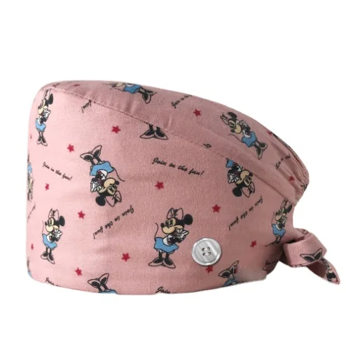 Amazon cotton buckle sweat scarf nurse cap doctor hat bag turban cap gourd cap