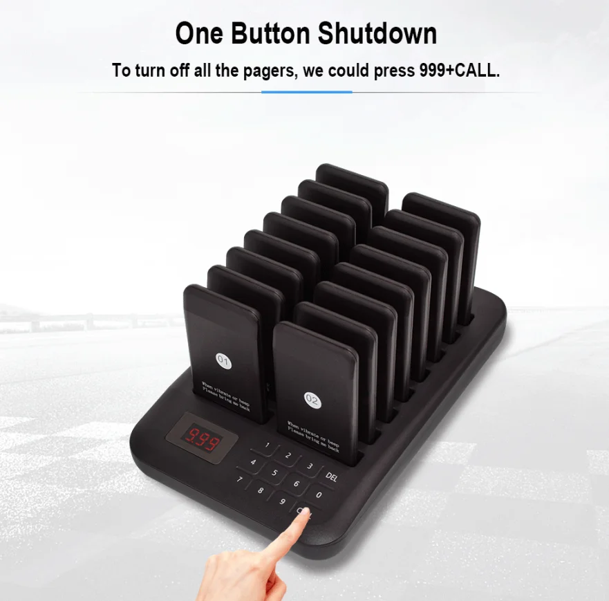 wireless pager restaurant 